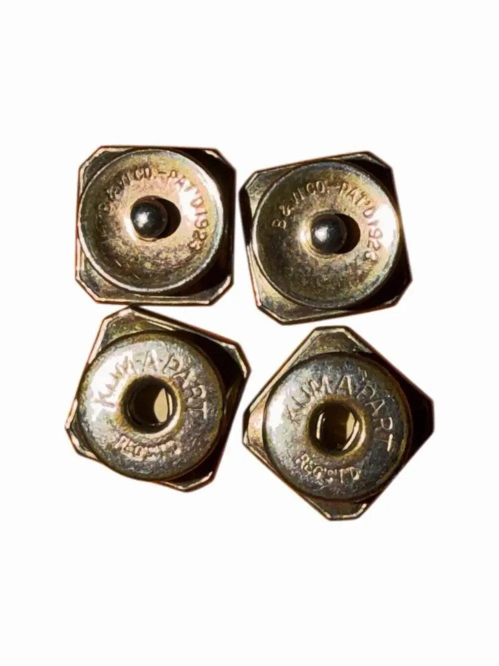 Kum-a-Part Opalescent MOP Vintage Cufflinks B&W Co. Men's Accessories